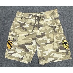 Sundek Swim Trunks 34 Camo Wave Cowboys Special Force Military Board Shorts